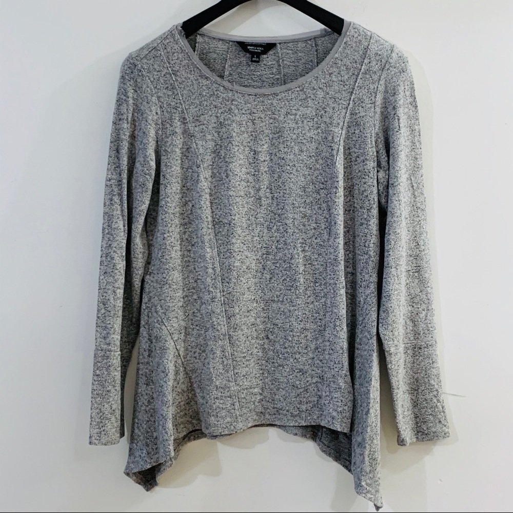Simply vera verawang  long sleeve blouse